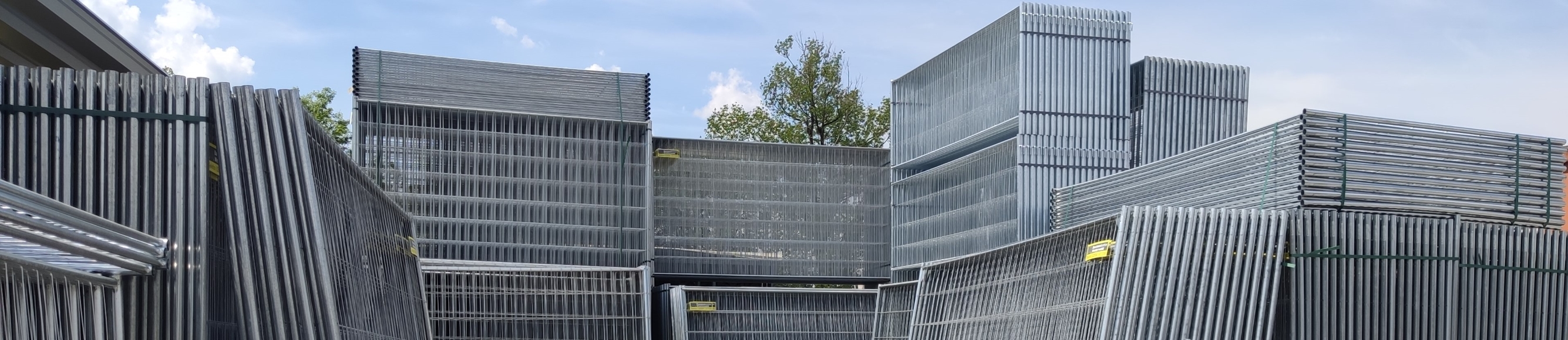 Lager in Rennerod im Westerwald für Bauzaun Mobilzaun Absperrzaun Baustellenzaun Zäune